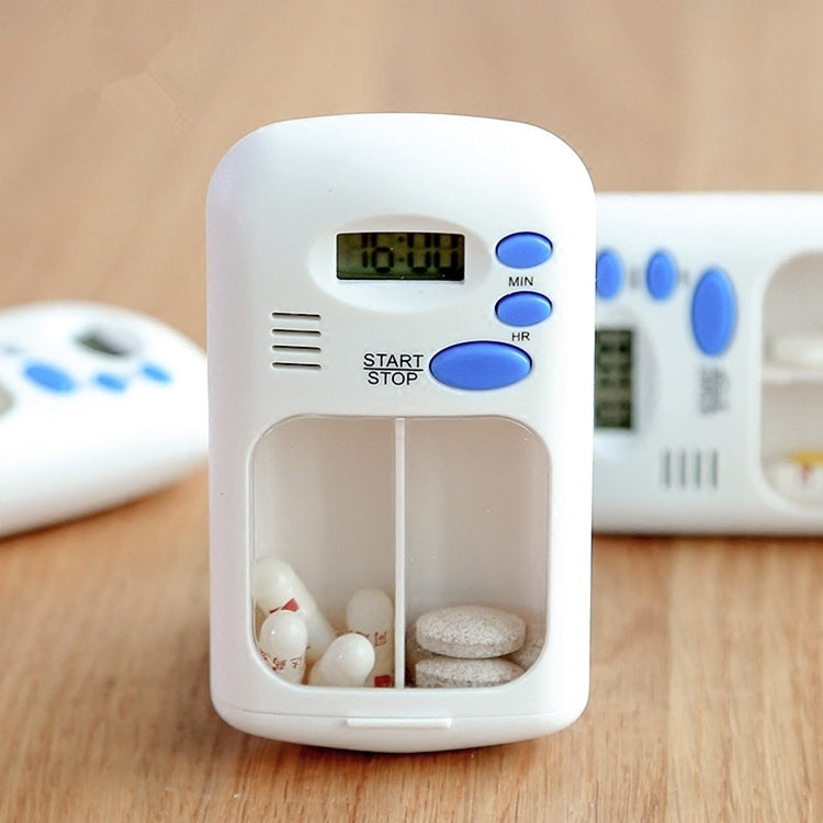 Scatola di medicinali promemoria per pillole con timer multi-allarme portatile intelligente Scatola di medicinali promemoria per pillole con timer multi-allarme portatile intelligente